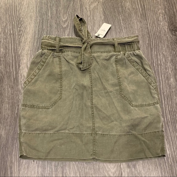 Olive Express Skirt Army Green Utility Pencil‎ - Picture 1 of 4